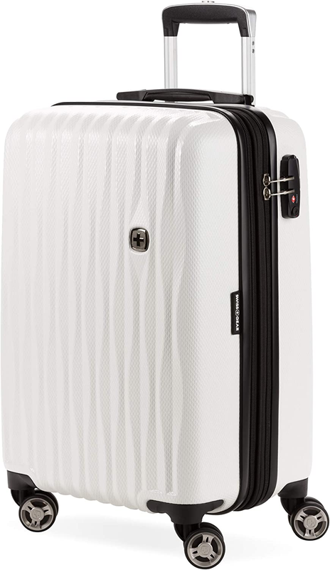 Carry-on Luggage With Spinner Wheels & Tsa Lock, W