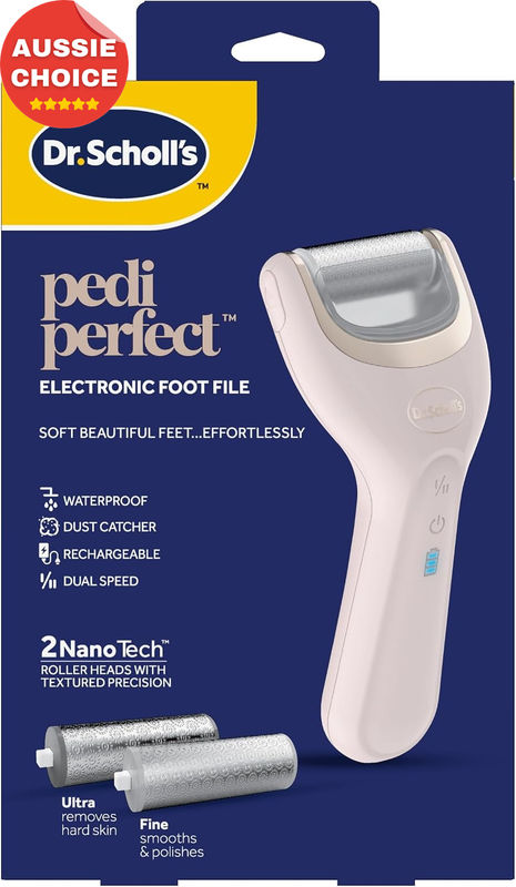 Dr Scholl's Pedi Perfect Electronic Foot File Callus Remover Pedicure Tool