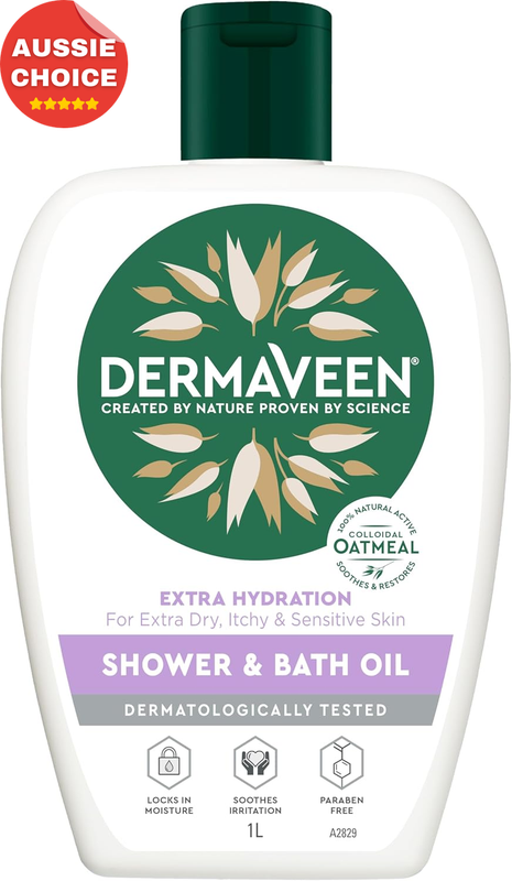 1L Hydrating Bath Oil Colloidal Oatmeal Soothes Itchy Dry Skin Moisture Lock