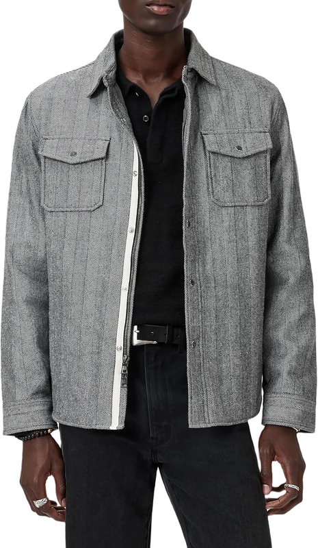 John Varvatos mens Jameson Shirt Jacket