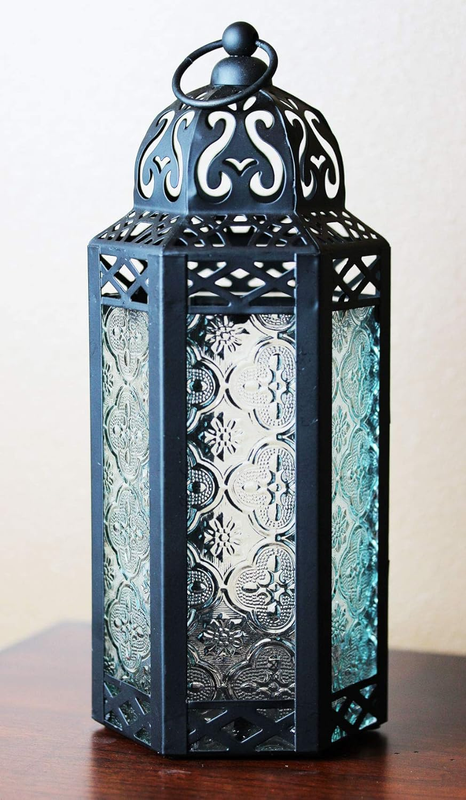 VELA LANTERNS Moroccan Candle Lantern Decorative Candle Holder Lamp for Table or