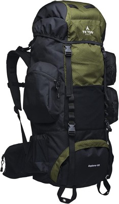 Camping  Backpacking... TETON 65L Explorer Internal Frame Backpack for Hiking