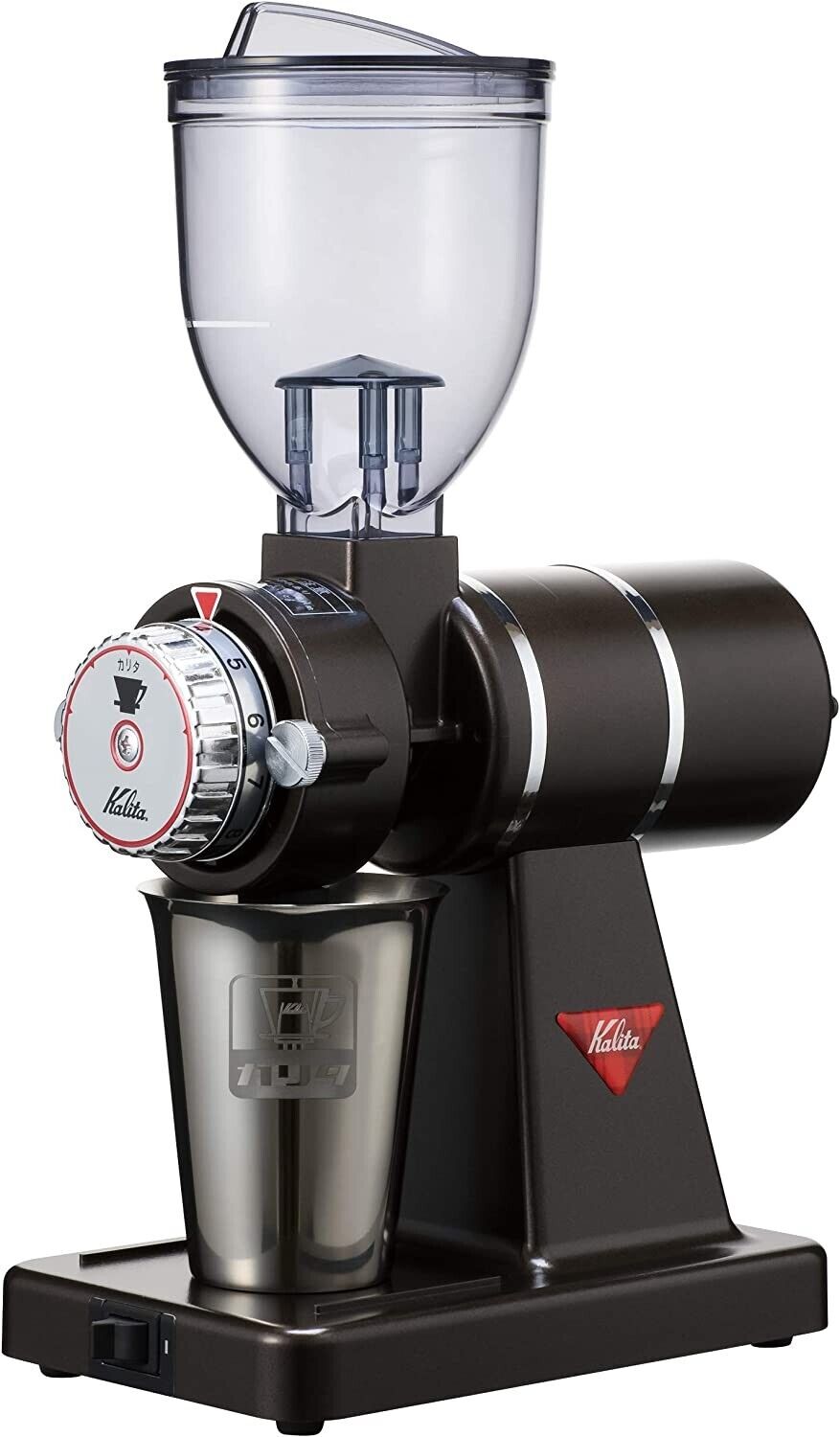 Kalita Nice Cut G Premium Brown Electric Coffee Bean Grinder Kalita Nice Cut G Premium Brown Electric Coffee Bean Grinder