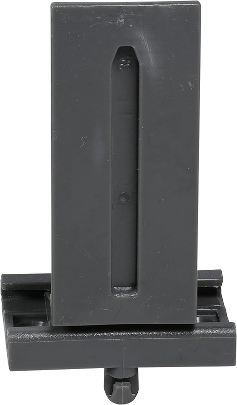 2 Pack  Rear Mounting Brackets Heavy Duty Drawer Slide Socket Plastic Grey Color