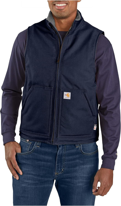 Carhartt Men's Flame-Resistant Duck Sherpa Lined Vest