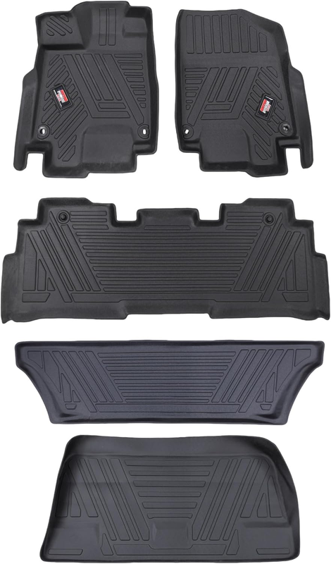 3D TPE Floor Mats for Honda Odyssey 2018-2025 All Weather Heav...