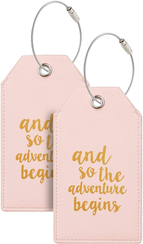 Tags With Full Back Privacy Cover W/steel Loops (01 Pink)