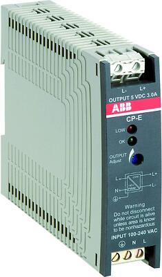 Alimentation ABB 1SVR427030R0000 - Entrée : 100-240 VAC Sortie : 24 VDC/0,75 A