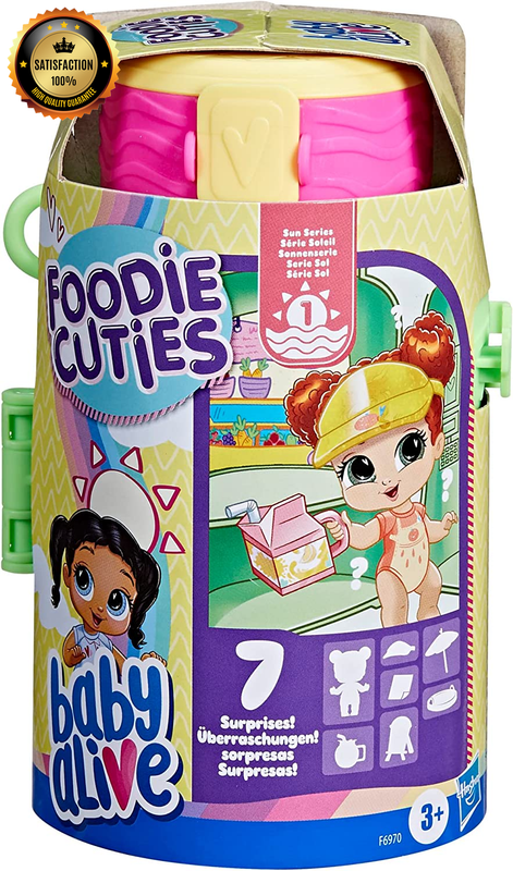 Foodie Cuties, Bottle, Sun Series 1, Surprise Toys for Girls