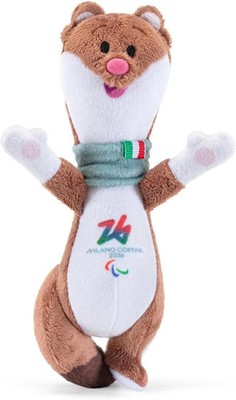 TRUDI 68255 - MASCOTTE GIOCHI OLIMPICI DI MILANO CORTINA 2026- MILO-MISURA XS