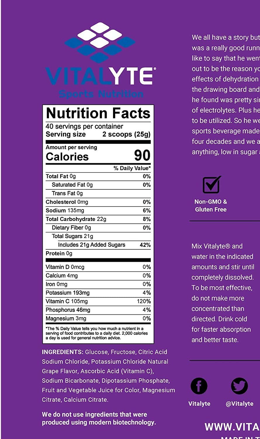 Electrolytes Powder, Drink Mix for Energy Boost & Recovery, Hydration Powder 2PK