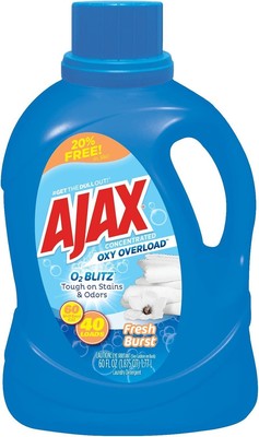 Ajax Oxy Overload Liquid Laundry Detergent, 60 Fl Oz, 60 Oz (Pack of 1) 