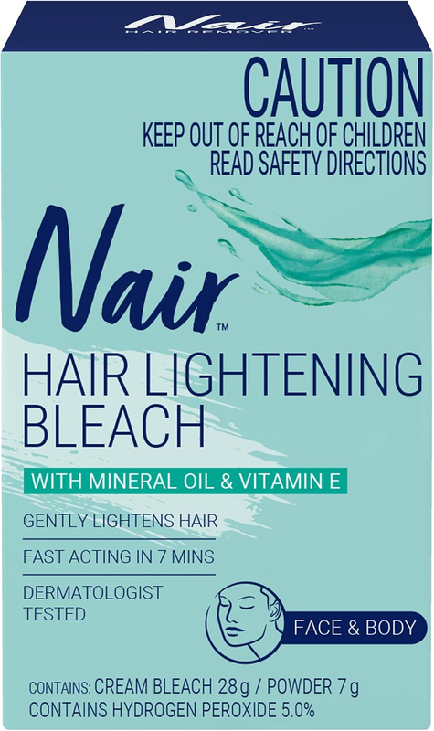 Hair Lightening Bleach Cream for Face and Body Hair, 35G Pack Care