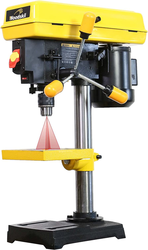 8 Inch Drill Press, 2.3 Amp Variable Speed Bench Drill Press, 5-Speed Bench Top