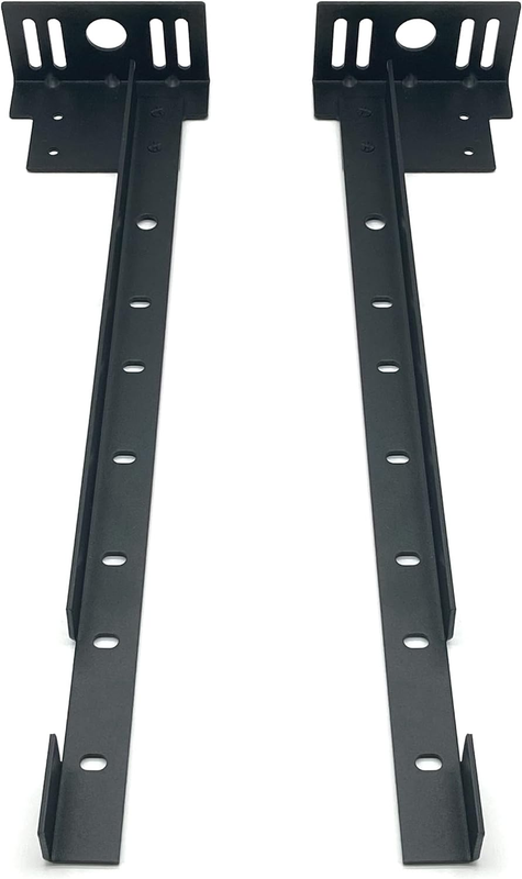Bed Frame Footboard Extension Brackets Set Attachment Kit - Fit for Twin, Full,