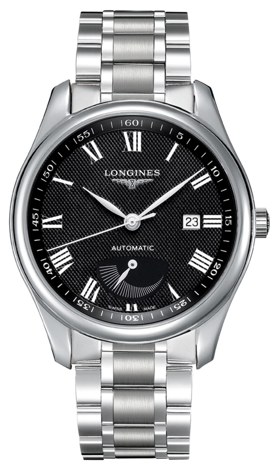 Pre-owned Longines L2.908.4.51.6  Master Power Reserve 40mm Mens Watch