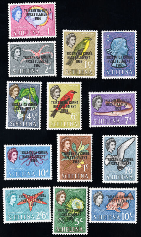 Tristan Da Cunha Stamps # 56-67 MNH XF