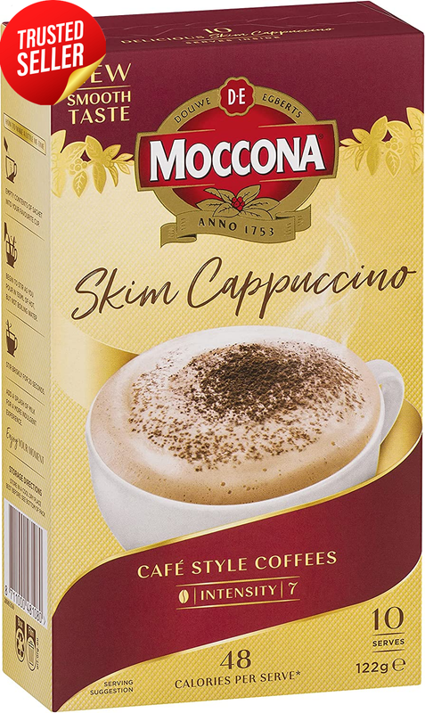 Cappuccino Skim Sachets 50 Count 5X10 Pack Instant Coffee Drink Mix