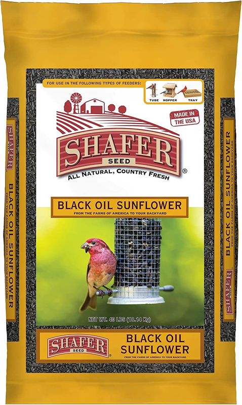 51041 40-Pound Bag, Black Oil Sunflower Wild Bird Food