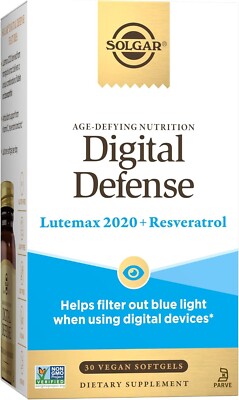 Solgar Digital Defense Age-Defying Eye Support - 30 Servings (Exp 05/26) Kosher