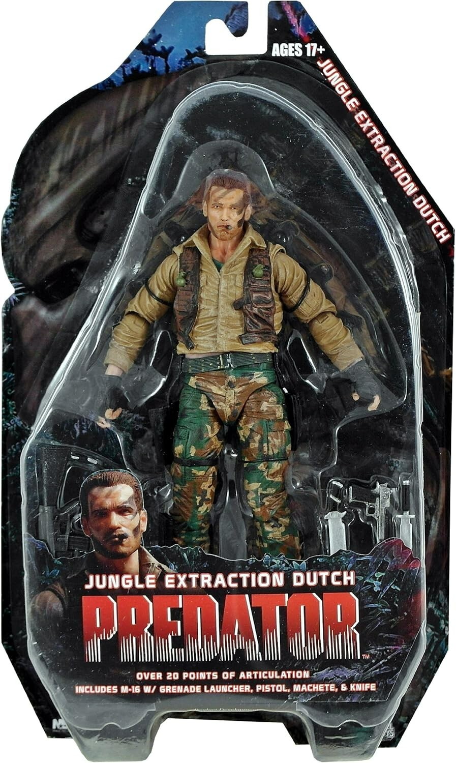 NECA Predator Jungle Extraction Dutch 25th Anniversary