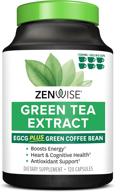Extract W/ Egcg & Vitamin C Antioxidant & Immune 120ct