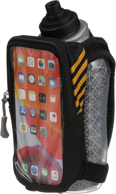 Nathan Handheld Water Bottle and Phone Case for Running/Walking. Insulated 18 oz