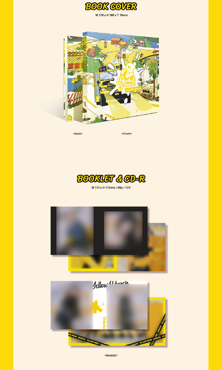 10枚【新品未開封 Yellow Punch】RocketPunch Rocket Punch 4th Mini Album [YELLOW PUNCH] Factory Sealed +