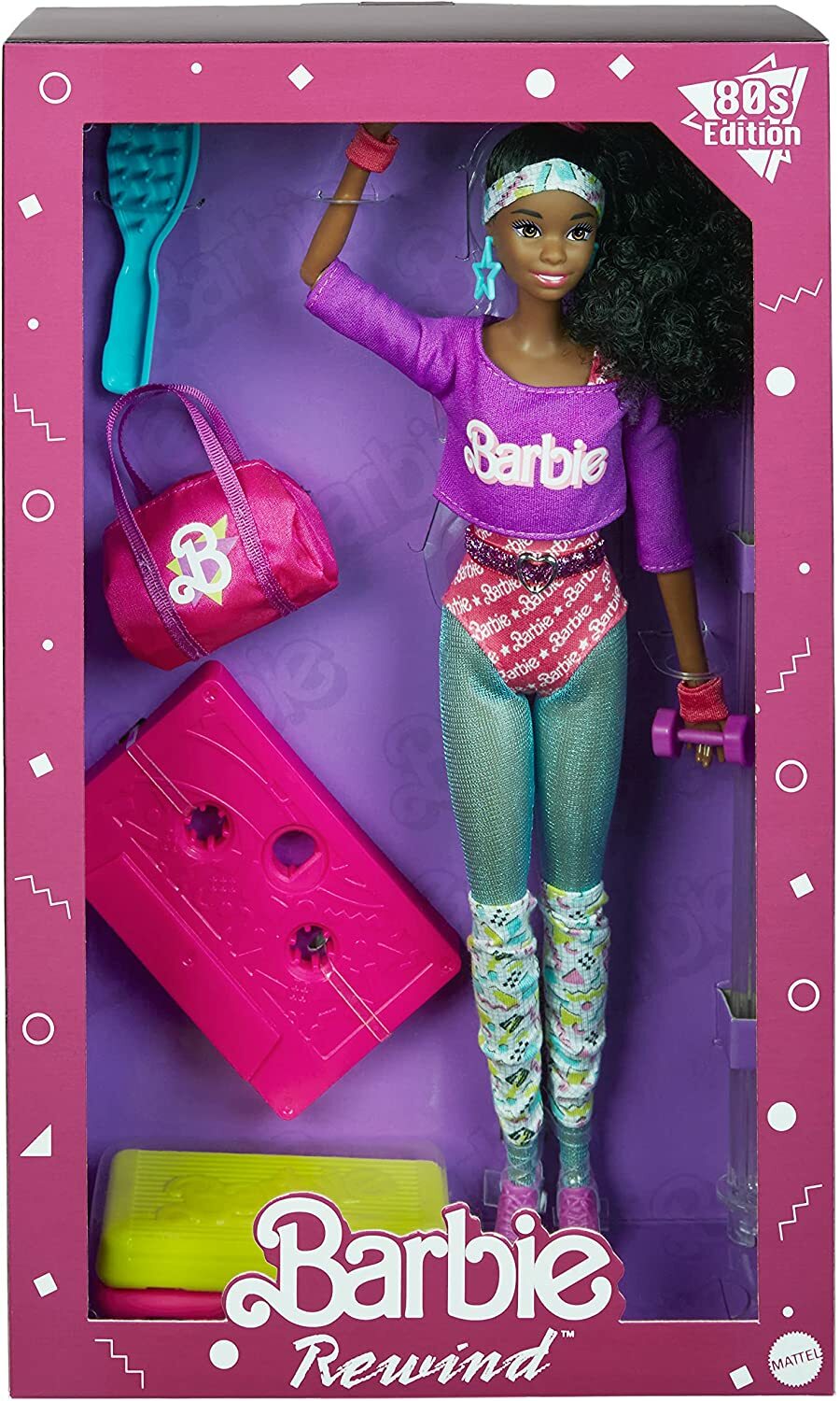 Barbie Rewind 80s Edition Workin' Out Doll (11.5-In Brunette Barbie Rewind 80s Edition Workin' Out Doll (11.5-In Brunette