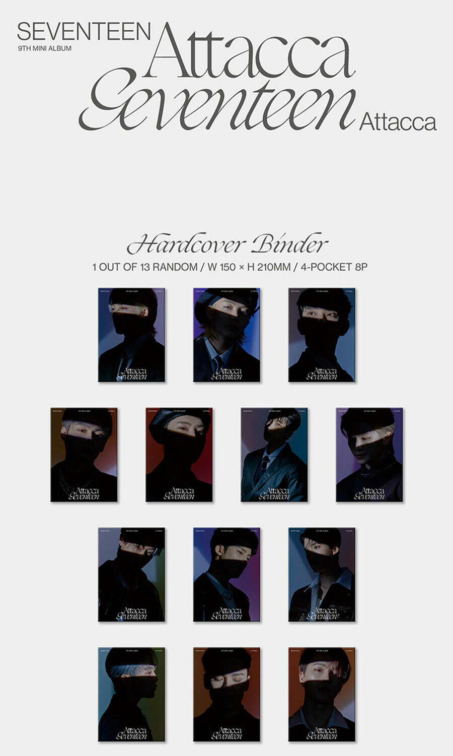 SEVENTEEN Attacca ジョンハンレイヤード カード SEVENTEEN Attacca ジョンハンレイヤード カード SEVENTEEN 9th