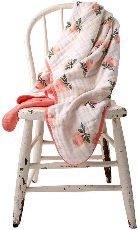 Little Unicorn Cotton Muslin Quilt - Watercolor Rose