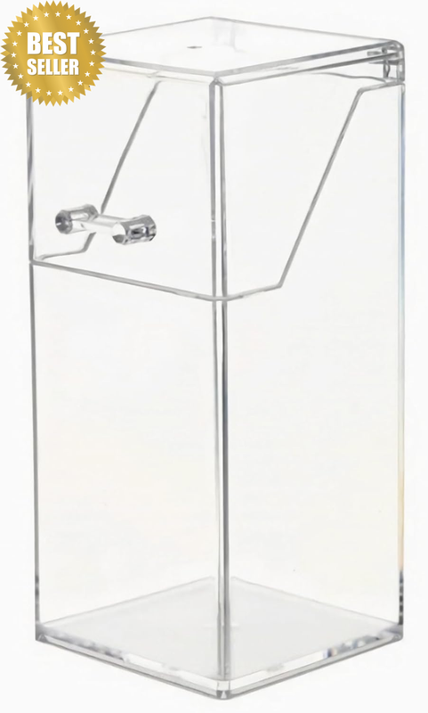 Makeup Brush Holder, Clear Acrylic Paintbrush Pen Jewelry Office Supplies Storag