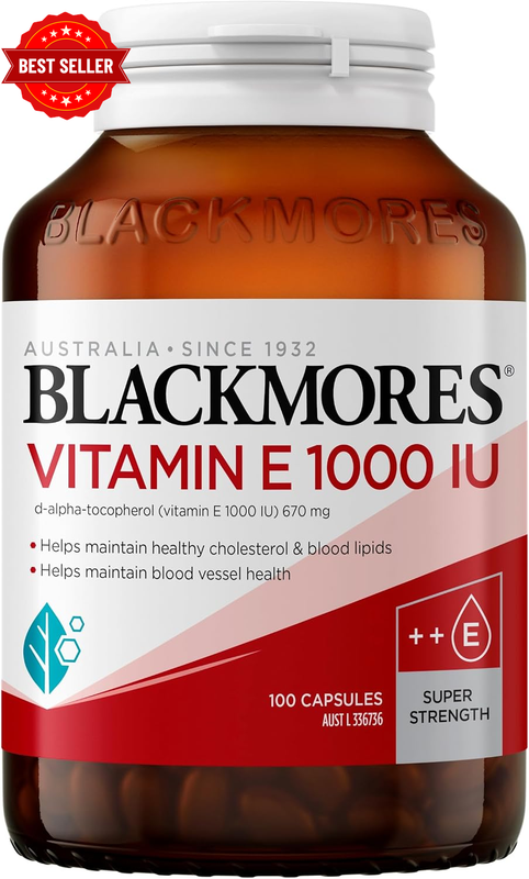 Vitamin E 1000IU |Supports Healthy Cholesterol Levels | 100 Capsules