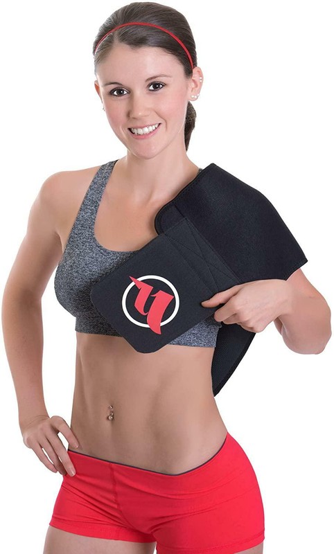 Fitru Waist Trimmer Weight Loss Ab Belt for Women  Men - Waist Trainer Stomach
