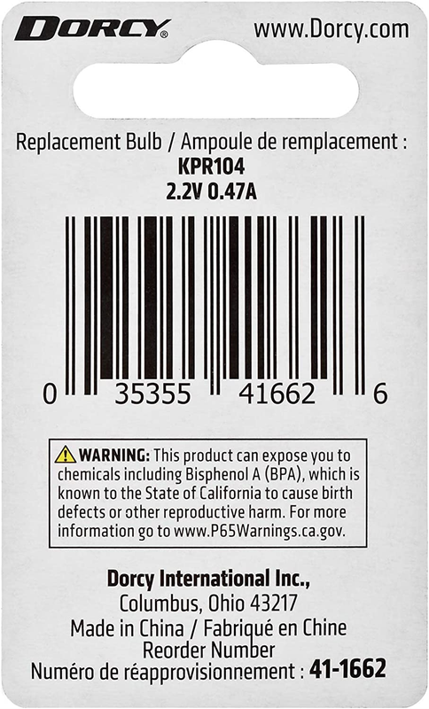 2-Pack of Bright and Energy-Efficient Bayonet Base Krypton Bulbs - Perfect Repla