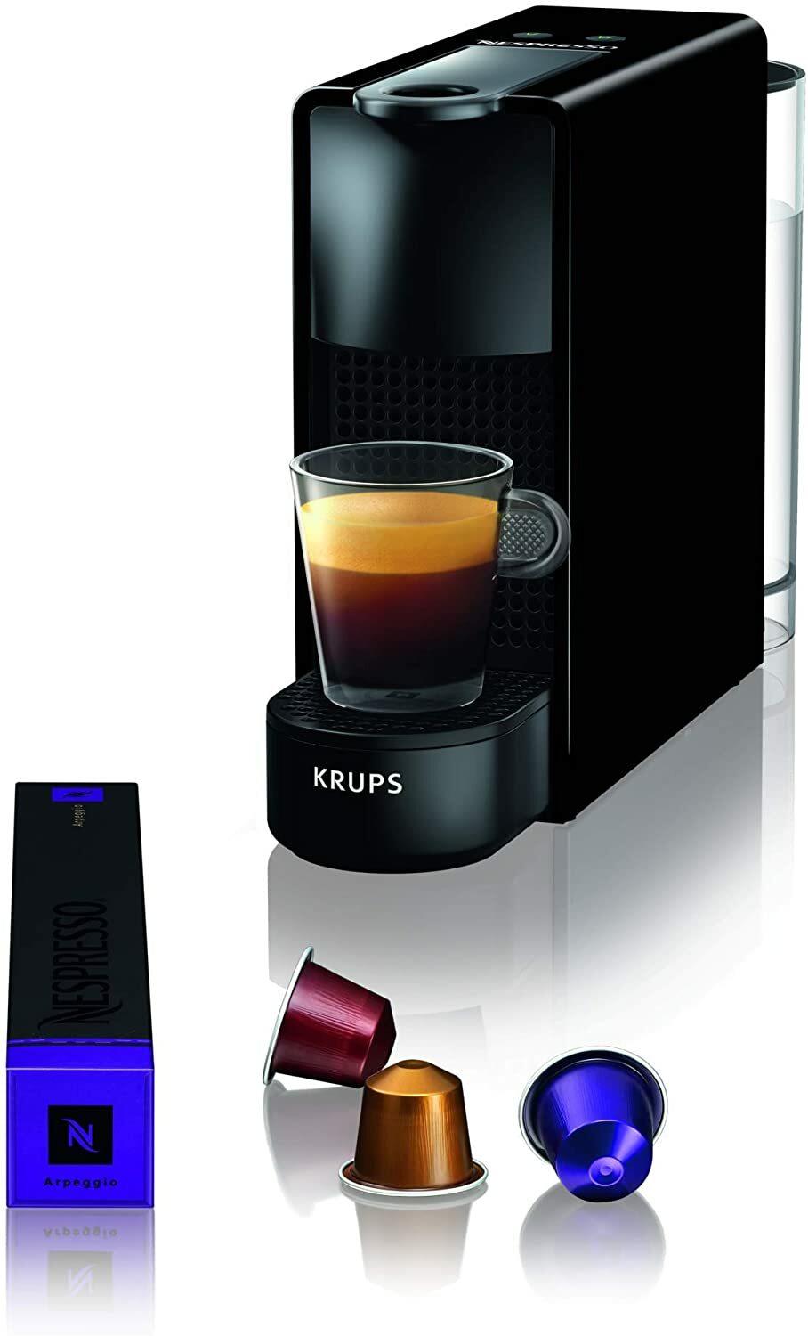 Krups Nespresso XN1108 Essenza Mini Kaffeekapselmaschine, 1260 Watt,0,6 Liter