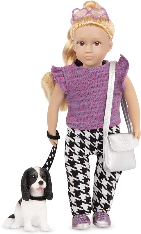 &ndash; Mini Doll & Toy Dog &ndash; 6-inch Doll & Spaniel Pup &ndash; Play Set With Out