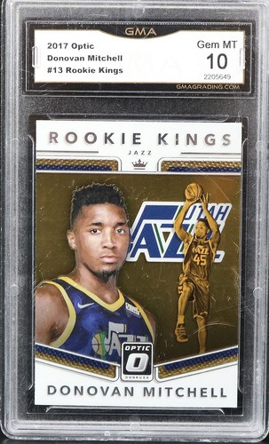 2017 Panini Donruss Rookie Kings Donovan Mitchell GMA Gem MT 10 #13 Free Shipp
