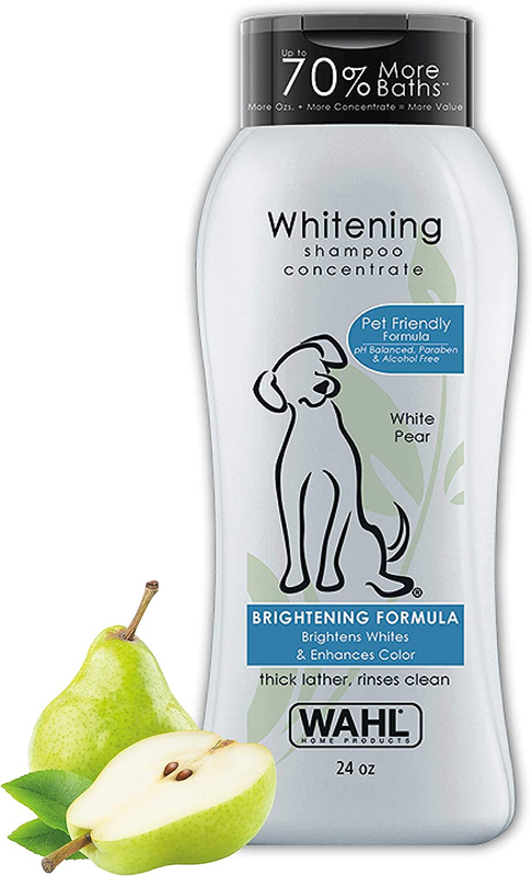 Wahl Whitening Shampoo White Pear Scent for Pets – Whitening & Animal Odor Contr