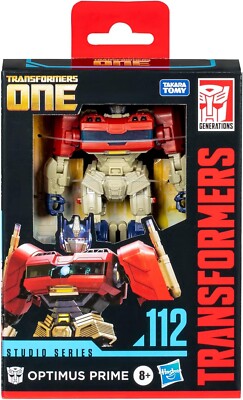Transformers Toys Studio Series Deluxe One 112 Optimus Prime, 4.5-inch Convertin
