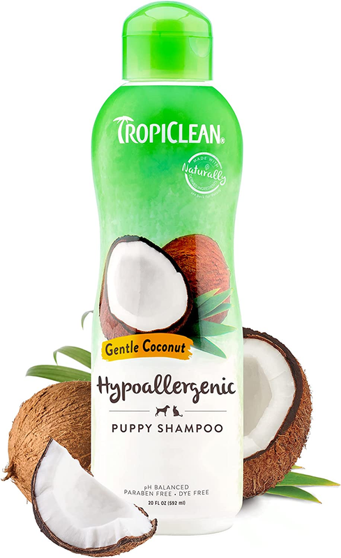TropiClean Coconut Hypoallergenic Dog Shampoo | Gentle Puppy