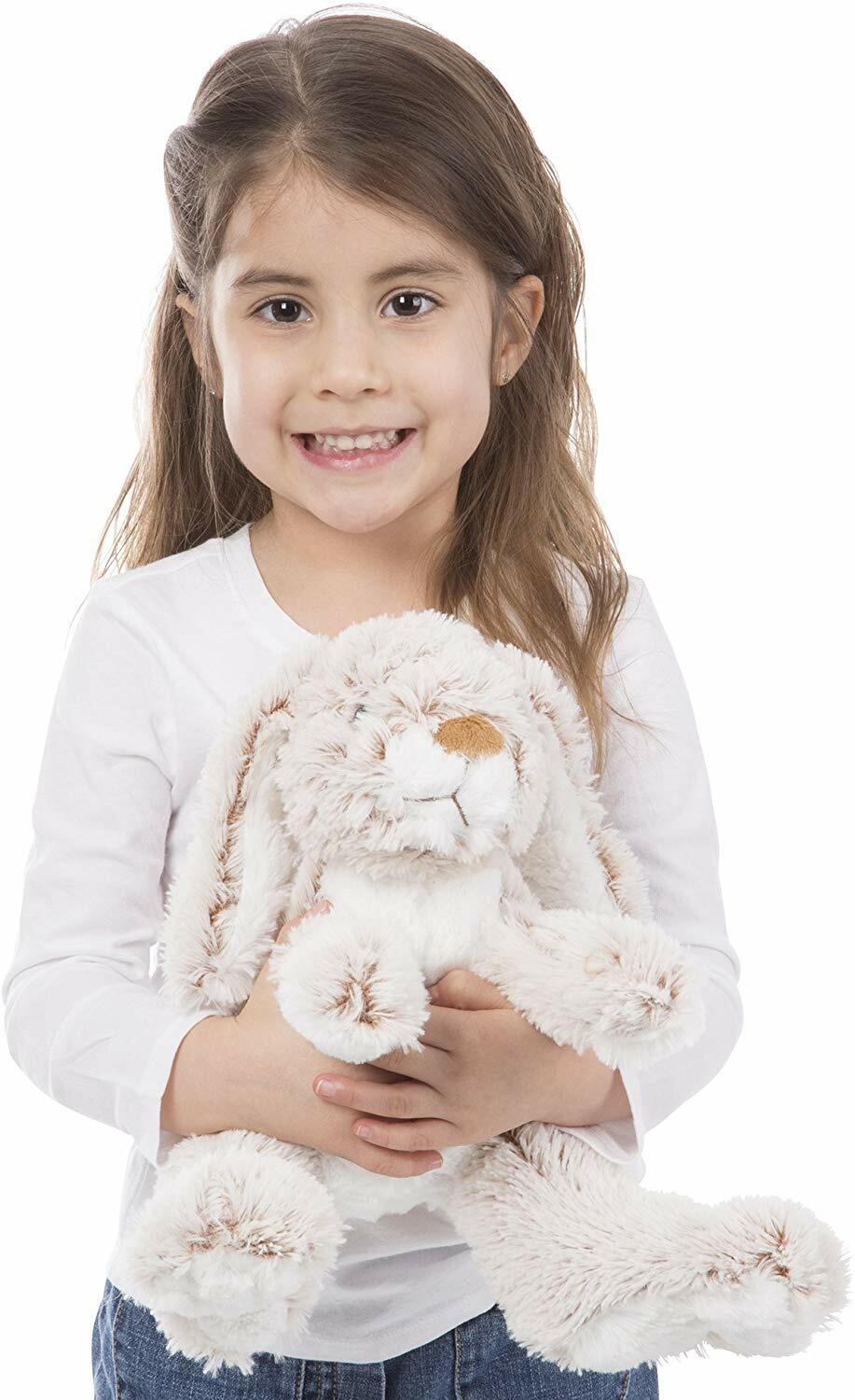 Melissa & Doug Burrow Bunny Rabbit Stuffed Animal Washable Surface & Soft Fabric