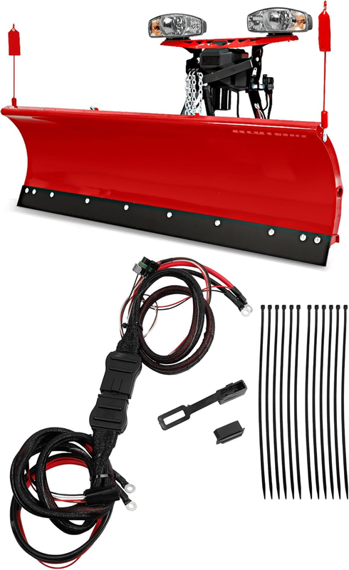 4 Pin Truck Plow Battery Cable Wiring Harness for Western Snow...