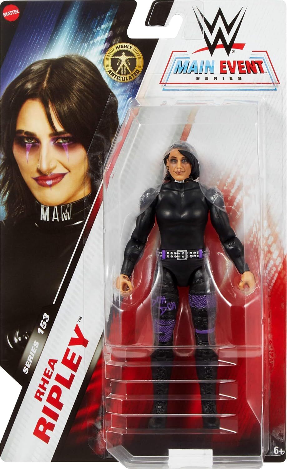 WWE Rhea Ripley Series 153 Main Event Wrestling Figure | eBay
