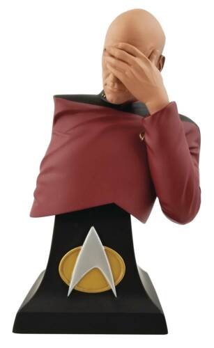 Icon Heores Star Trek Picard Facepalm SDCC 2020 Exclusive Bust