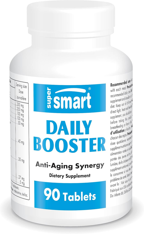 Supersmart Daily Booster - with PQQ, Acetyl L-Carnitine & R-Lipoic Acid - Boost 