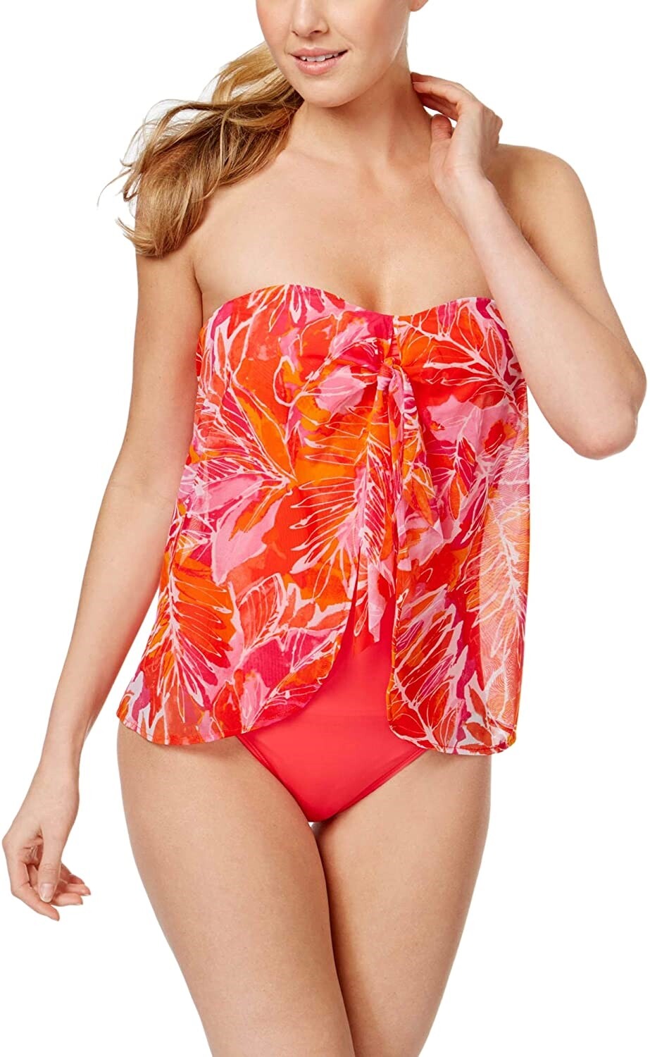 Lauren Ralph Lauren 262010 Women's Flyaway Printed One Piece Swimsuit Size 8