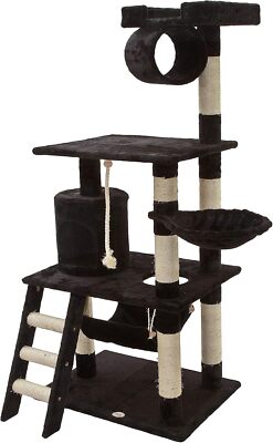 Go Pet Club 62-Inch Cat Tree, Black