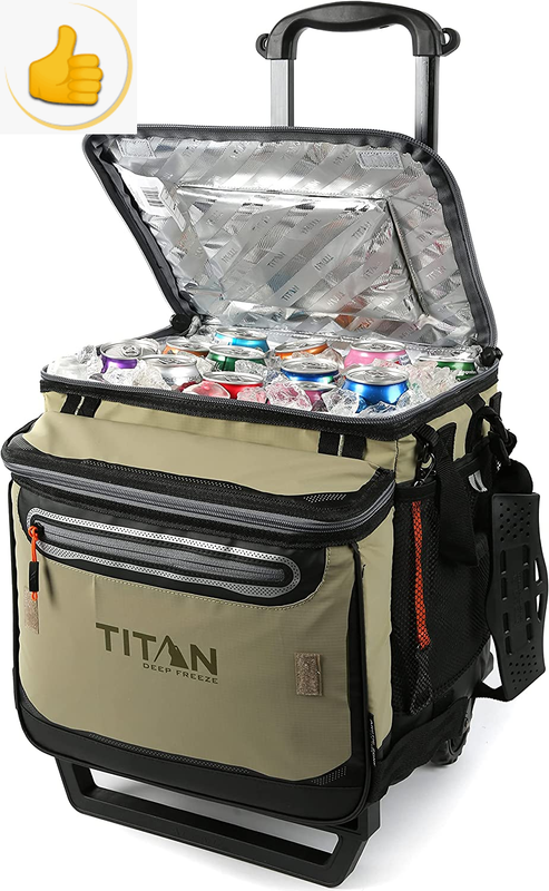 Enfriador Plegable con Ruedas con Carrito Todo Terreno