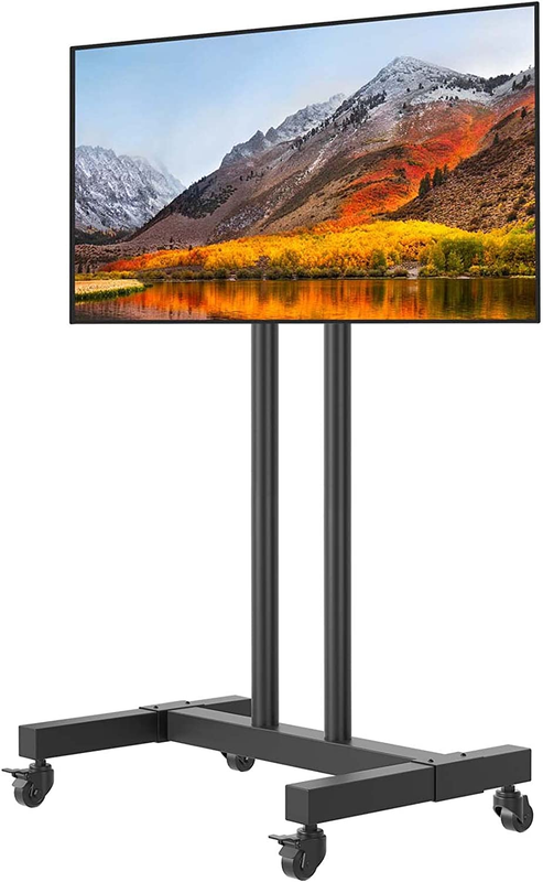 Mobile TV Stand with Wheels for 32-75 Inch Plasma LCD LED OLED Flat Curved Scree